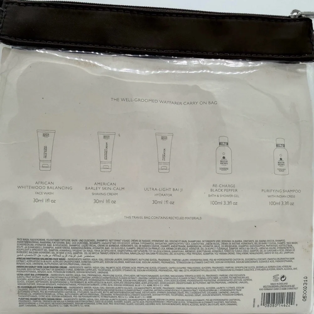 Molton Brown Well Groomed 5 Piece Carry On Set for Men